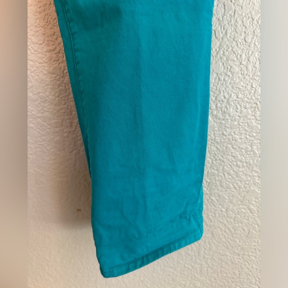 7 for all Mankind Women’s Teal Bootcut Pants Size 33 - Picture 7 of 12